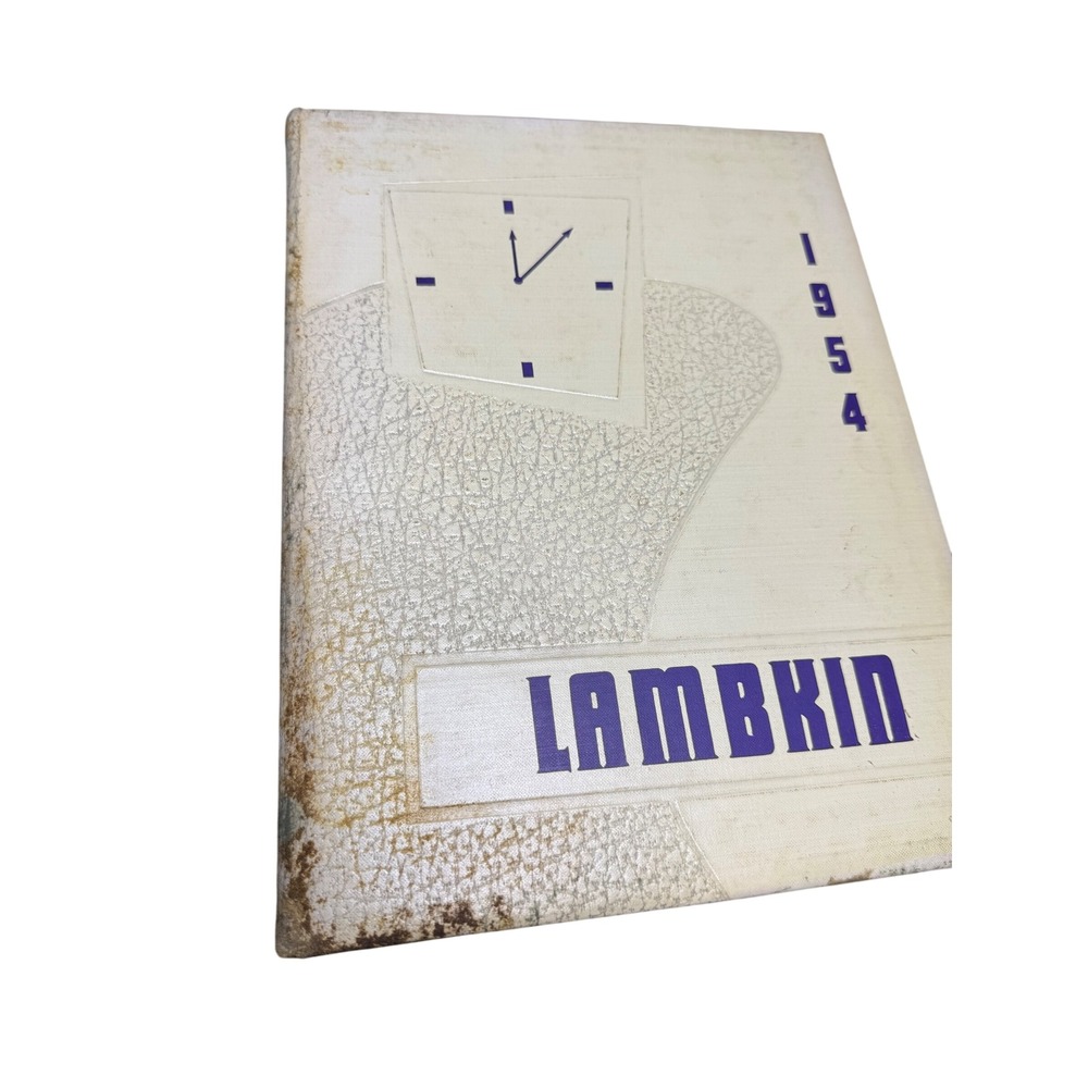 1954 Lambkin Fort Collins High School Yearbook Colorado State Basketball Champs